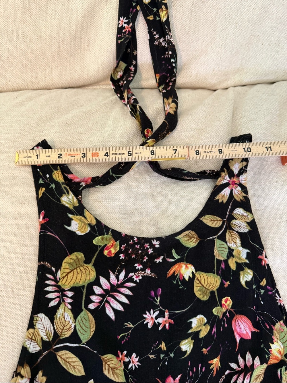 NATURAL LIFE NWT Black Floral Boho Maxi Dress, size XL. - Picture 12 of 13
